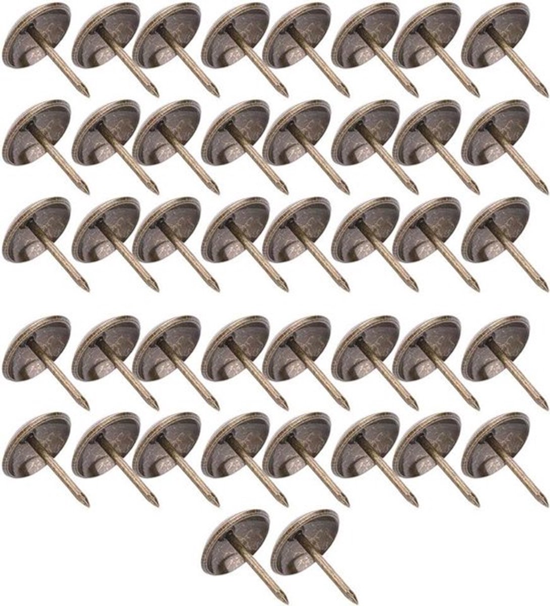 50 stuks verdikte kopspijkers voor meubels - decoratieve bekleding, ronde kop spijkers - meubeldecoratie - hardware onderdelen - 16 * 20mm