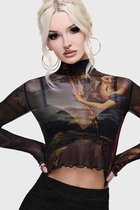 Killstar Cathedral Gardens - Crypt Garden Top Dames Shirt met lange mouwen - zwart - L