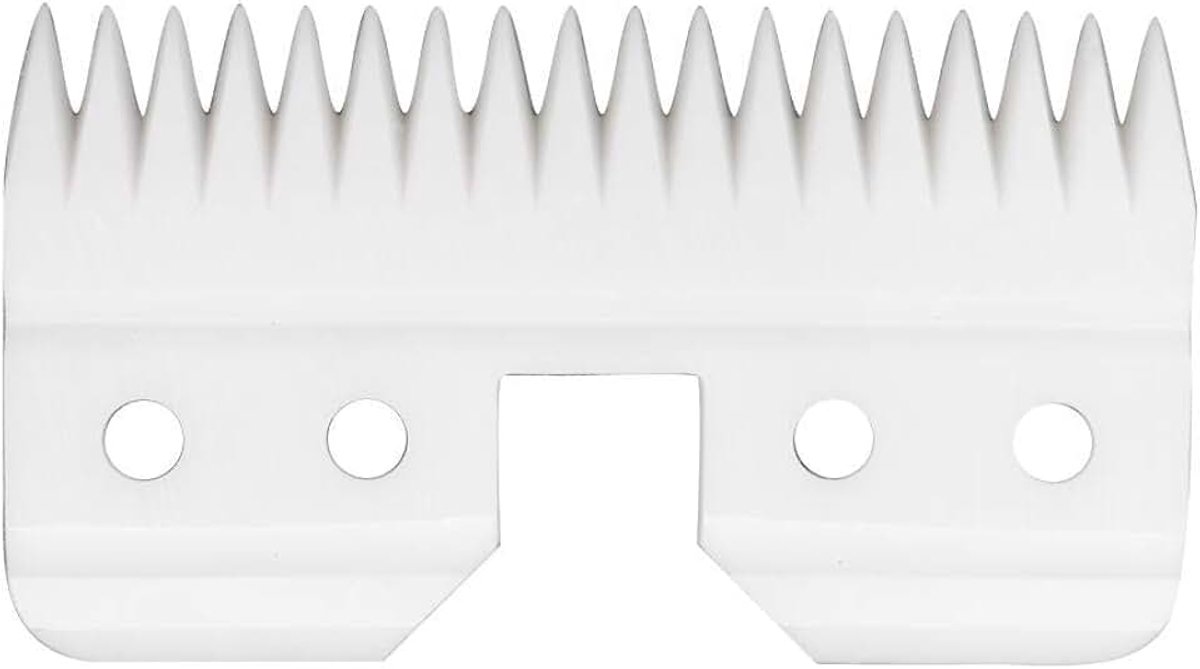 1 Stuk Vervangende Lemmet voor Fast Feed Tondeuses, 18 tanden keramisch bewegend Lemmer,voor huisdieren/mensen, compatibel met Oster AG/A5 Tondeuses(1 Stuk, Wit)