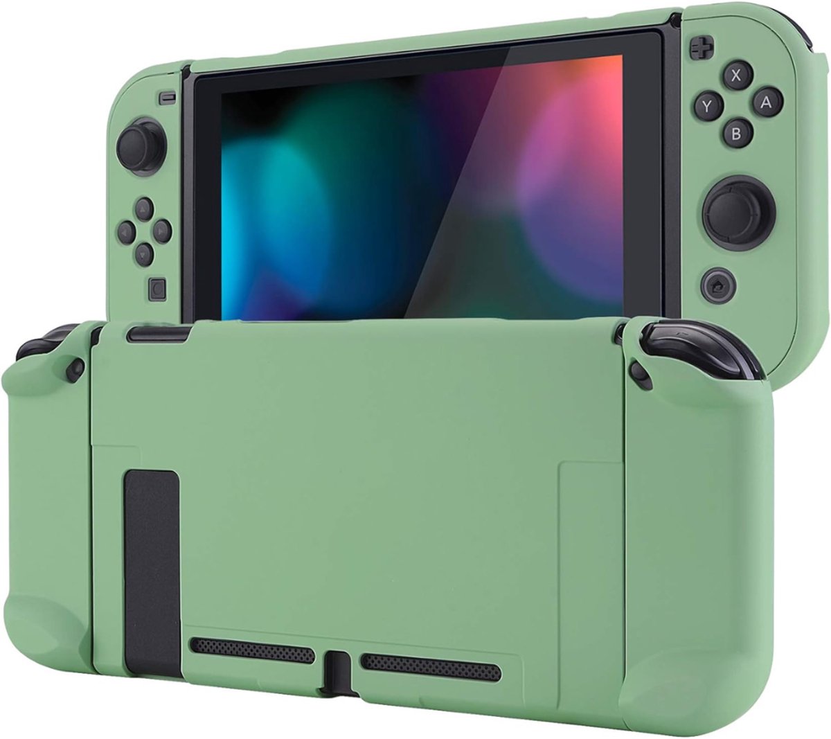 LNMsolutions® Nintendo Switch Case - Nintendo Switch Accessoires - Geschikt voor Nintendo Switch - Groen - 16cm x 12cm x 5cm
