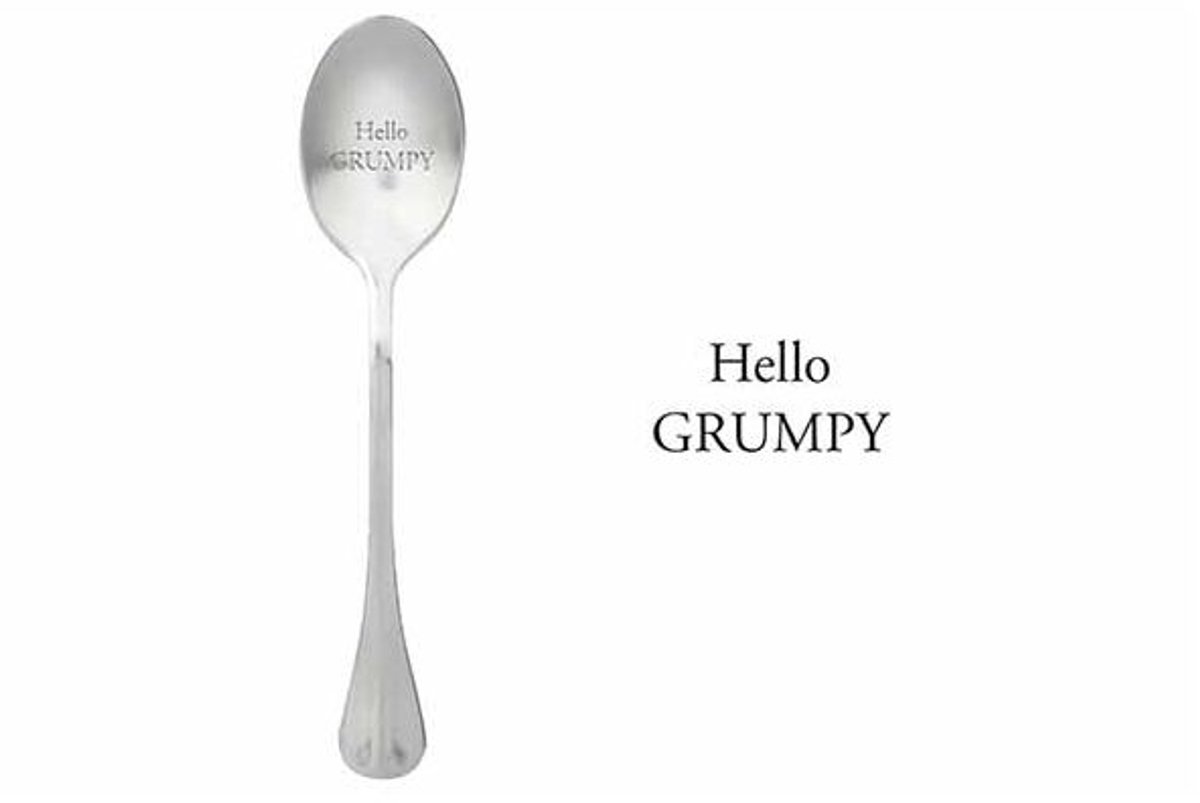 One Message Spoon Set6 Hello Grumpy
