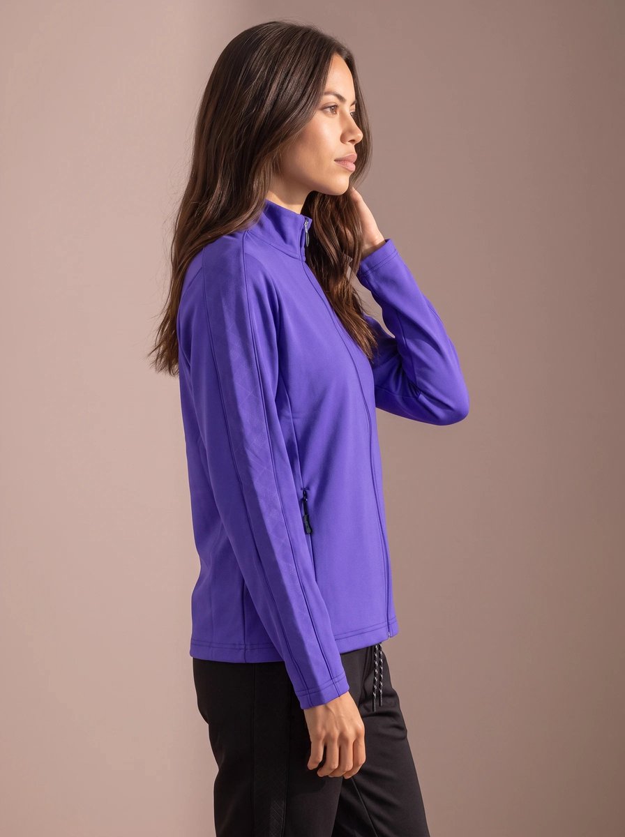 Sjeng Sports FREDERIKE - Maat: S Reflex Blue - Tennis Vest Vrouwen - Sportvest - 92% polyester, 8% elastaan, powerstretch