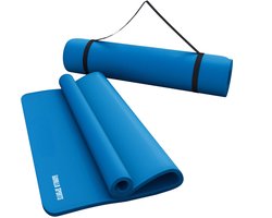 Gorilla Sports Gorilla Sports Yogamat Deluxe - 190 x 100 x 1,5 cm - Fitnessmat - Blauw