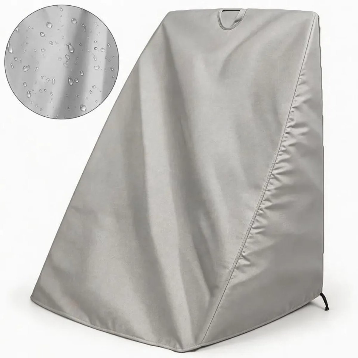 Beschermhoes Geschikt voor tuinslanghaspel, afGeschikt vooringen 63×66×88 cm, zilverkleurige coating, waterdicht, UV-bestendig, bescherming Geschikt voor buitengebruik.