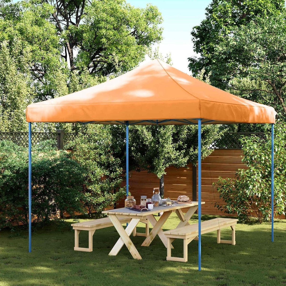 Pop-up Partytent - Opvouwbare Tent - Feestelijke Bijeenkomsten - Snel Op te Zetten - 292 x 292 x 315 cm