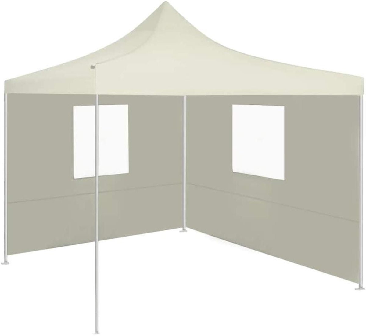 Vouwpaviljoen - Partytent Tuintent - Feest Buiten - Waterdicht Ontwerp - 3 x 3 meter - Crèmewit