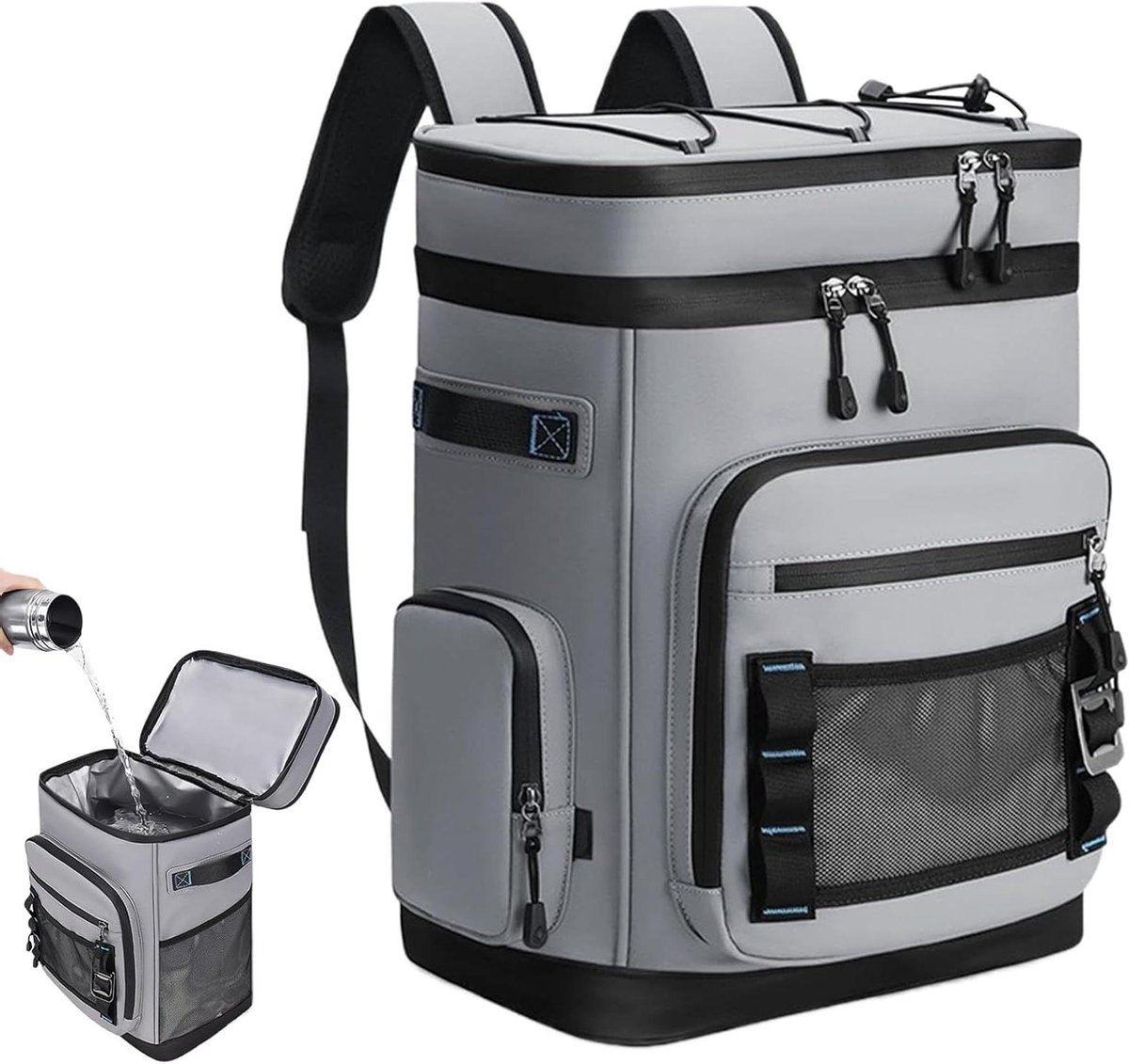Koelbox Rugzak - Isolerende Tas - Outdoor Avonturen - Lekdicht Ontwerp - 30 Liter Capaciteit - Enkel Kenmerk