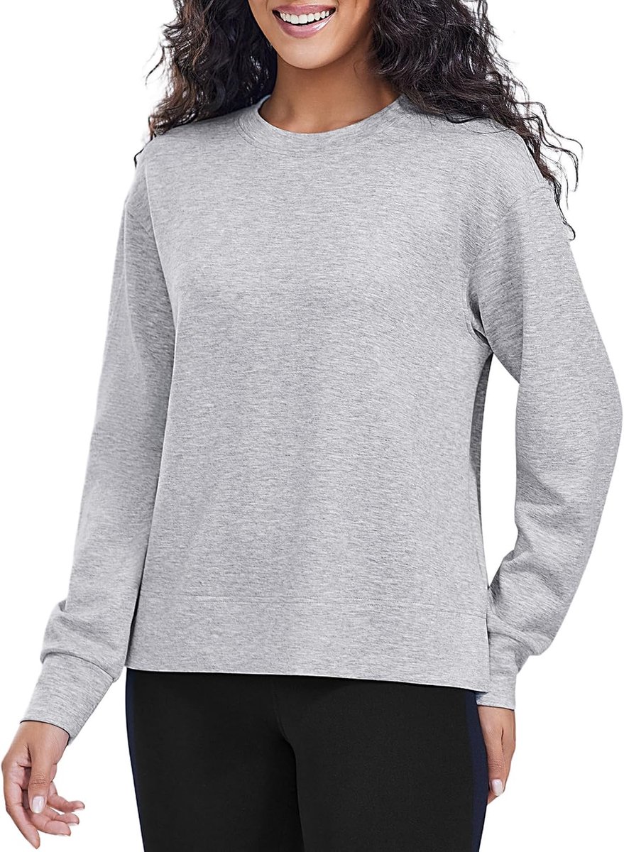 Dames Sweatshirt Pullover Zonder Capuchon Basic Longsleeve Ronde Hals Tops Casual Longsleeves Losse Sport Streetwear Puli Herfst Winter