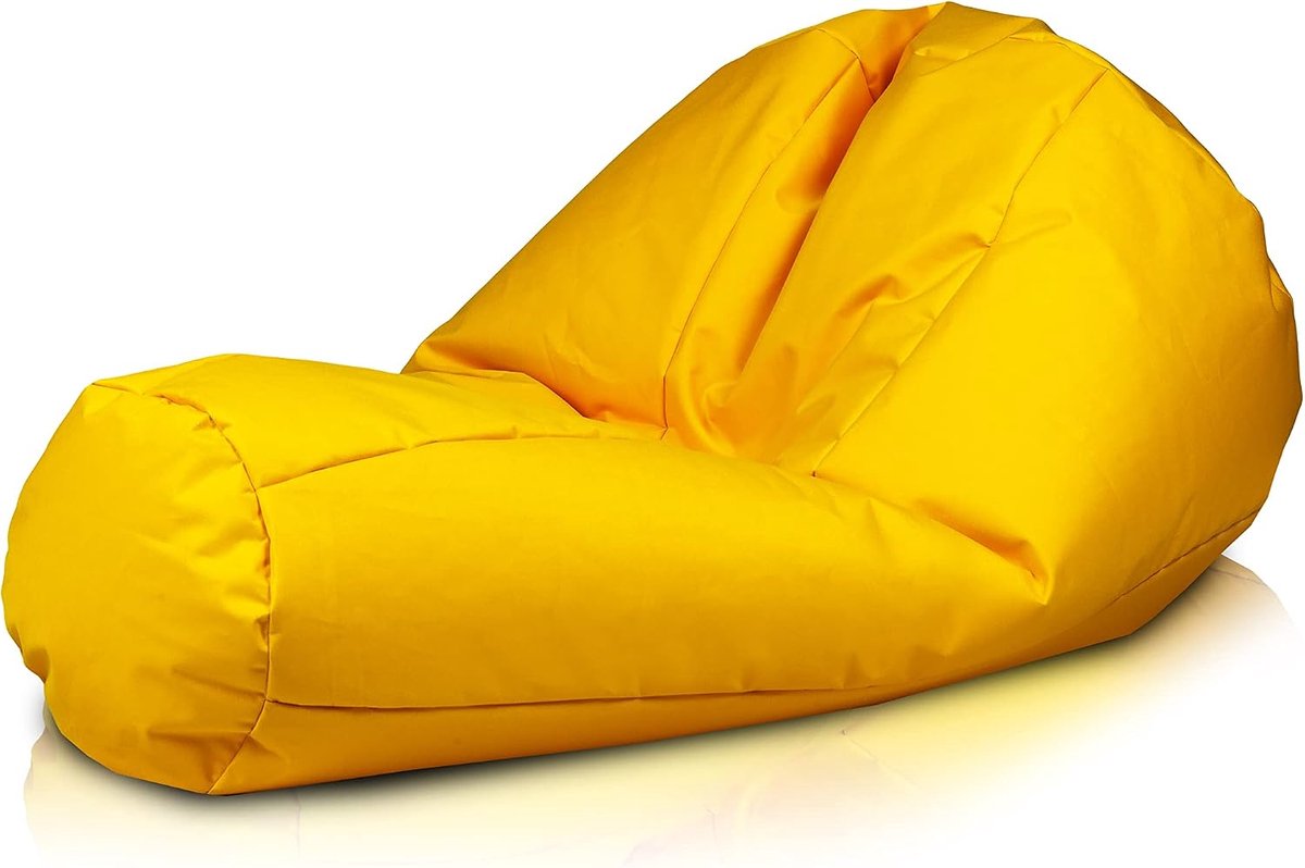 Active Poef reuzenstoel met bekleding, gaming stoel, ontspanning, stof, polyester, afmetingen: 90 x 130 cm