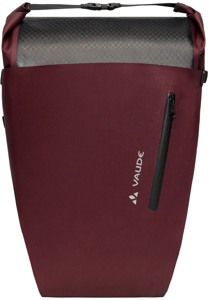 VAUDE fietstas rugzak met laptopvak Aqua Transformer 26 Backpack Dark Oak wijnrood