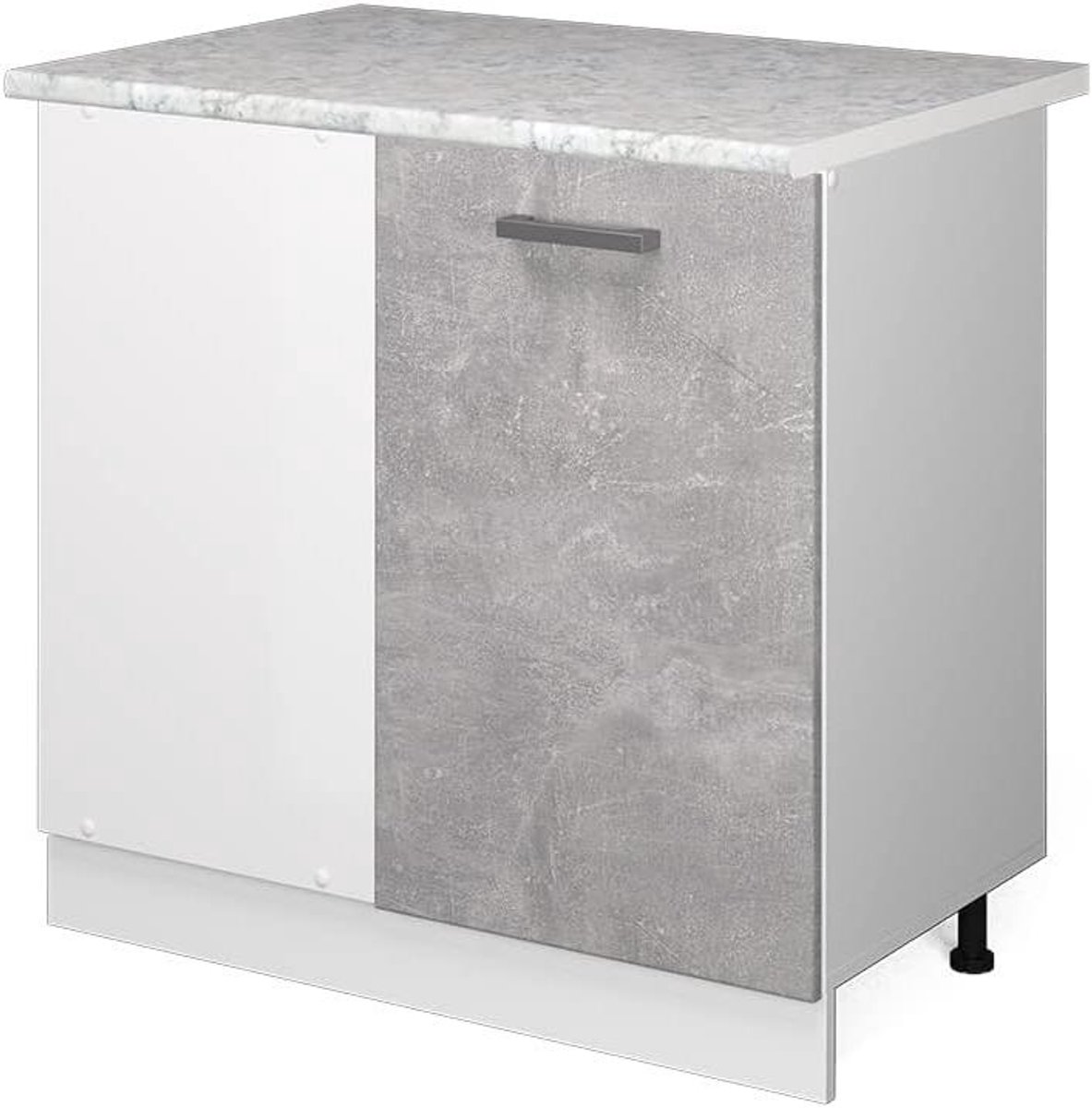 Keukenkast Module - Keukenopberger - Keuken Organiseren - Modulair Ontwerp - 86 x 81.6 cm - Zwart