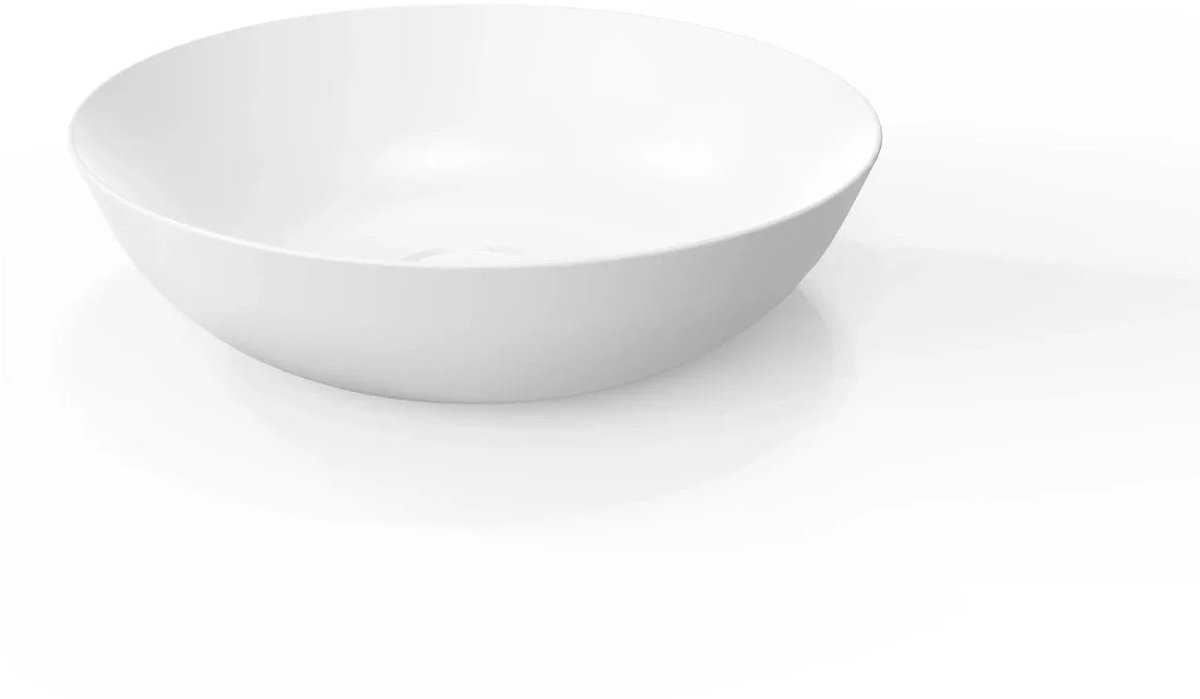 DutchLine - Solid.Surface Kom - Mat Wit - 400x115mm