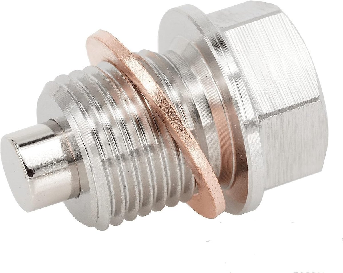 Dailygoods- Olieafvoerplug M16x1.5 - Roestvrij Staal - Magnetische Olie Afvoerplug - Vervanging Subaru/Mini - Sterke Neodymium Magneten - Eenvoudig te Installeren - Motorolieplug