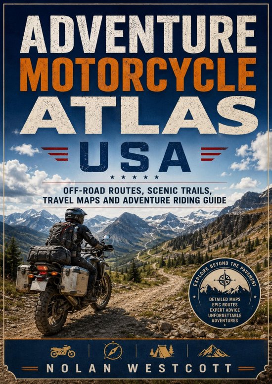 Adventure Motorcycle Atlas USA - cover