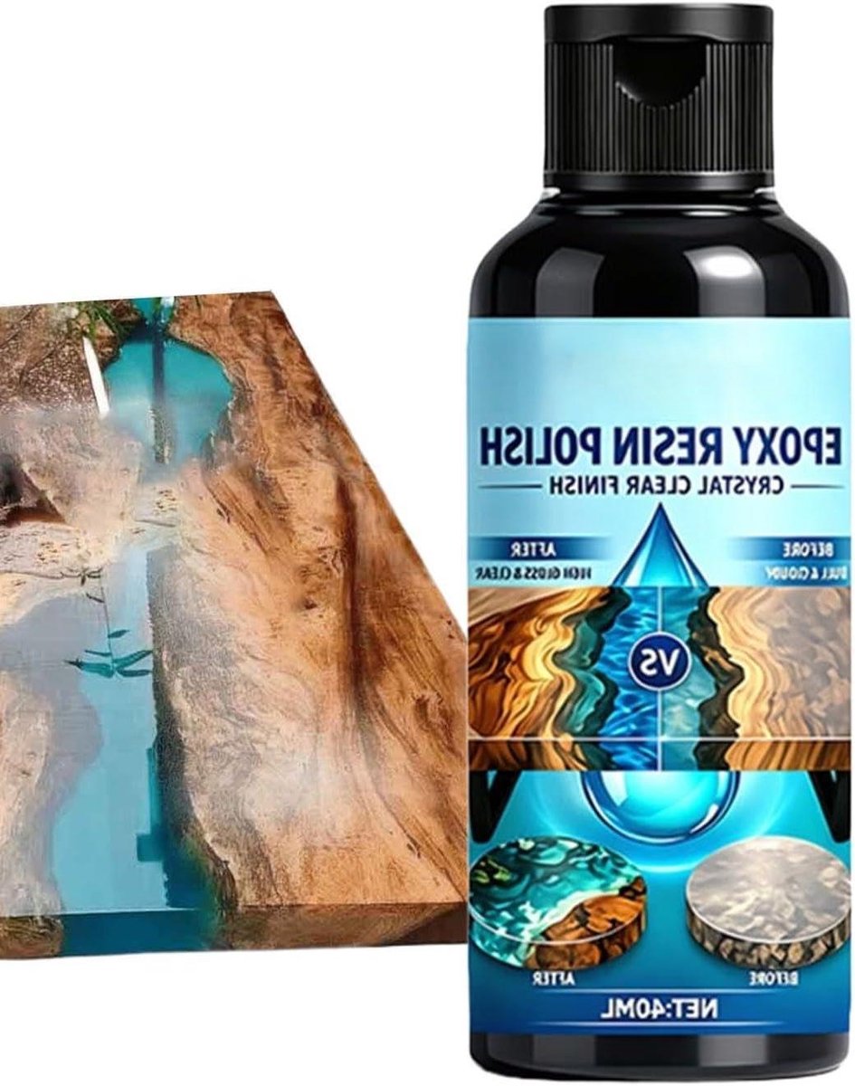 Polijstpasta Hars - Renovatie set - Hoogglans Afwerking - Snel en Langdurig - 40 ml - Niet gespecificeerd