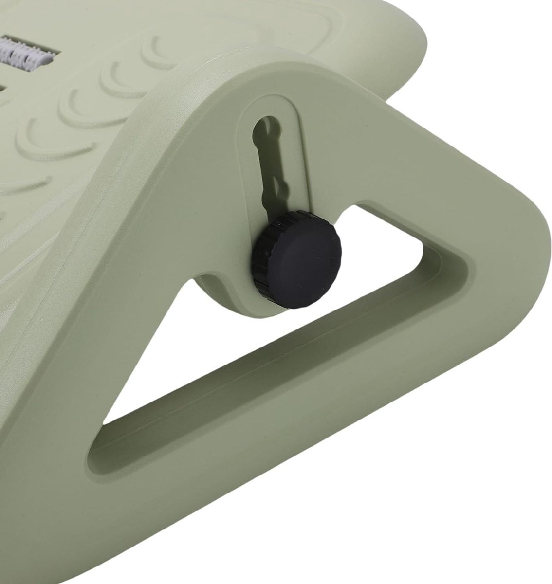 Voetsteun Onder Bureau - Voetensteun Ergonomisch - Verbeteren Zithouding - Verstelbare Hoek - 55x32x17cm - Zwart