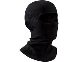 Skibivakmuts - Gezichtsmasker - Wintersport Bescherming - Winddicht Ademend - 385 cm - Zwart