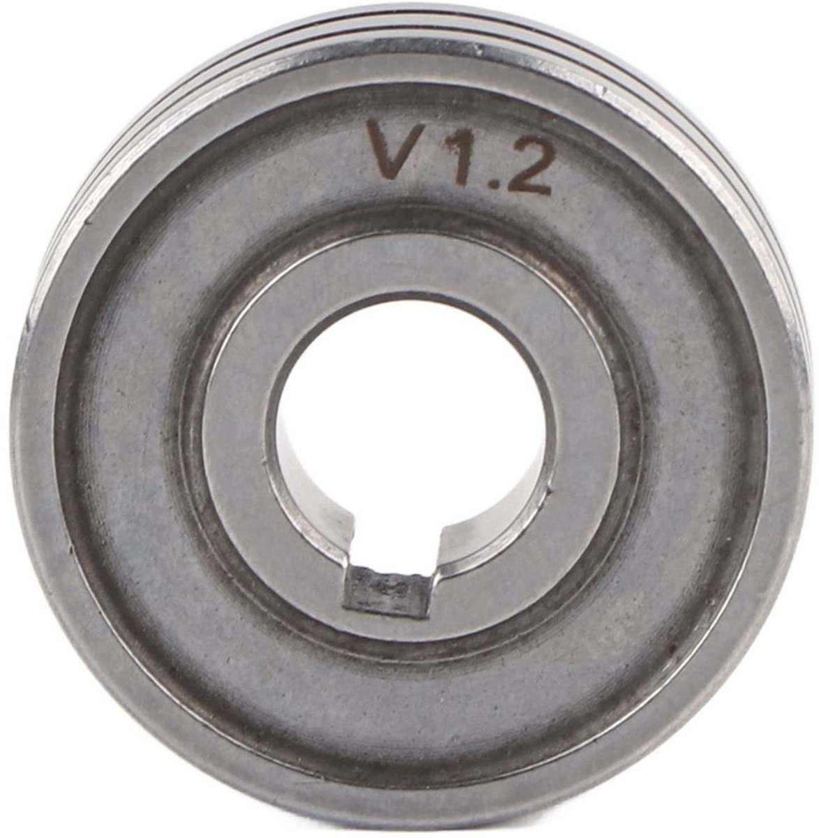 Dailygoods - Lasdraadaanvoerrol - Roestvrijstalen Lastoevoerwiel - Gladde Soldeerdraadgeleiders - 1,2 mm - Eenvoudig Lasproces - Geschikt voor Lasappa...