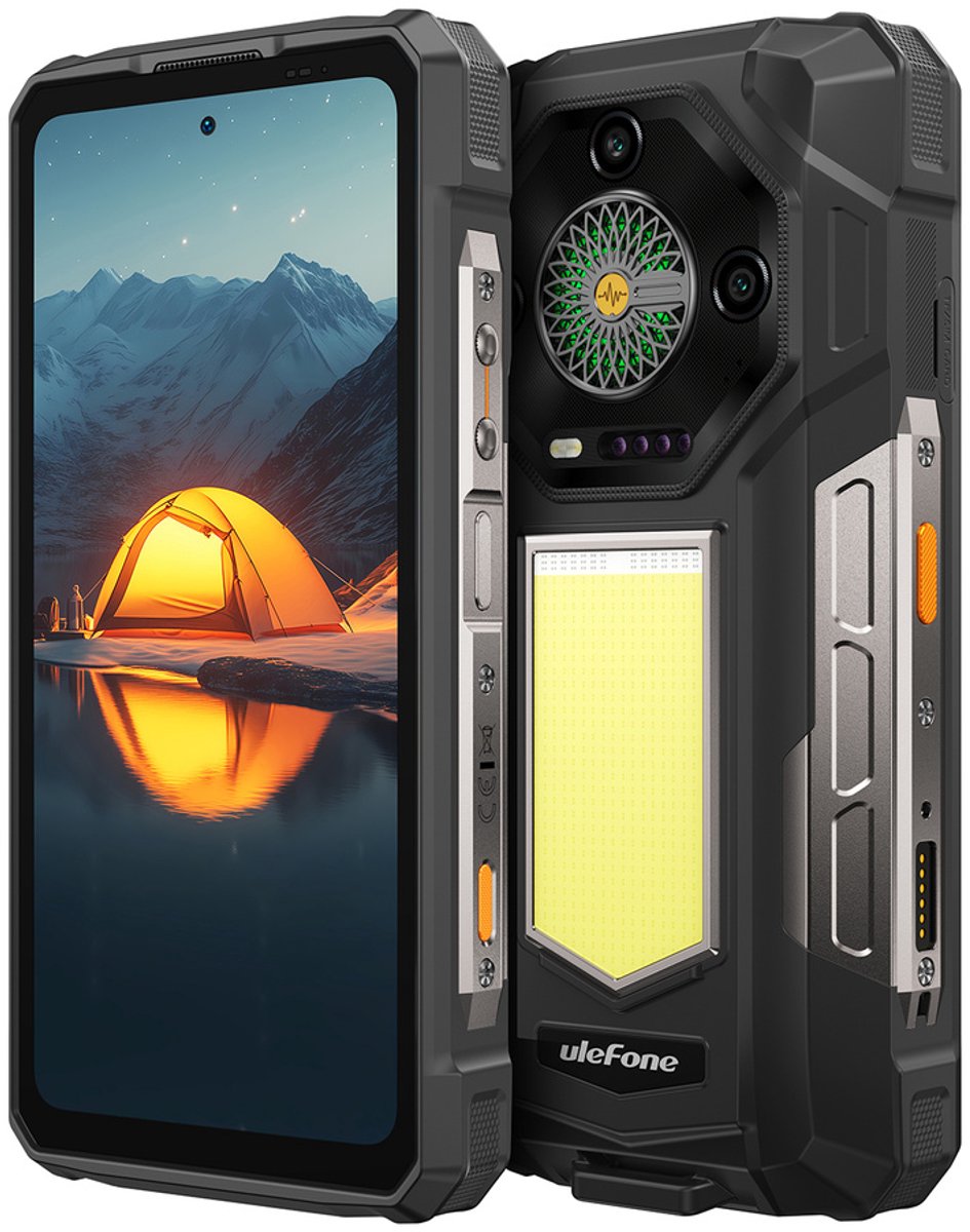 Rugged Smartphone Ulefone Armor 33 5G G100 12GB 512GB 25500-66W A15, Night, Light, Halo