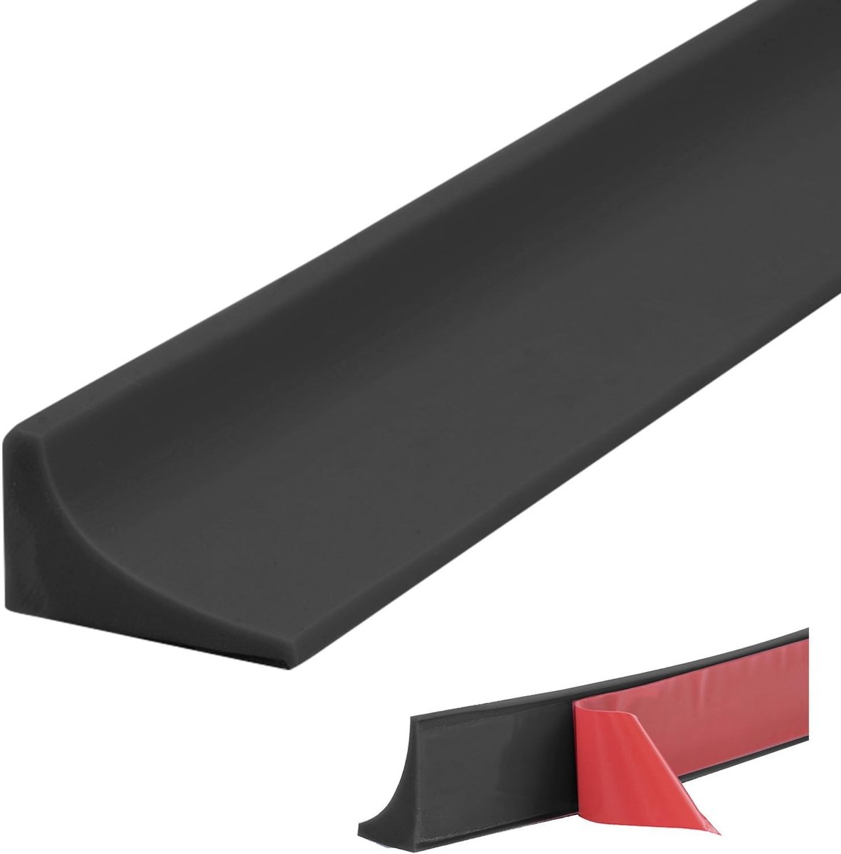 Dailygoods- Douchelip 200 cm - Siliconen Waterstopper - Spatbescherming Douche - Waterdichte Afdichting - Schimmelbestendig - Zelfklevend - Waterdichtingsstrip