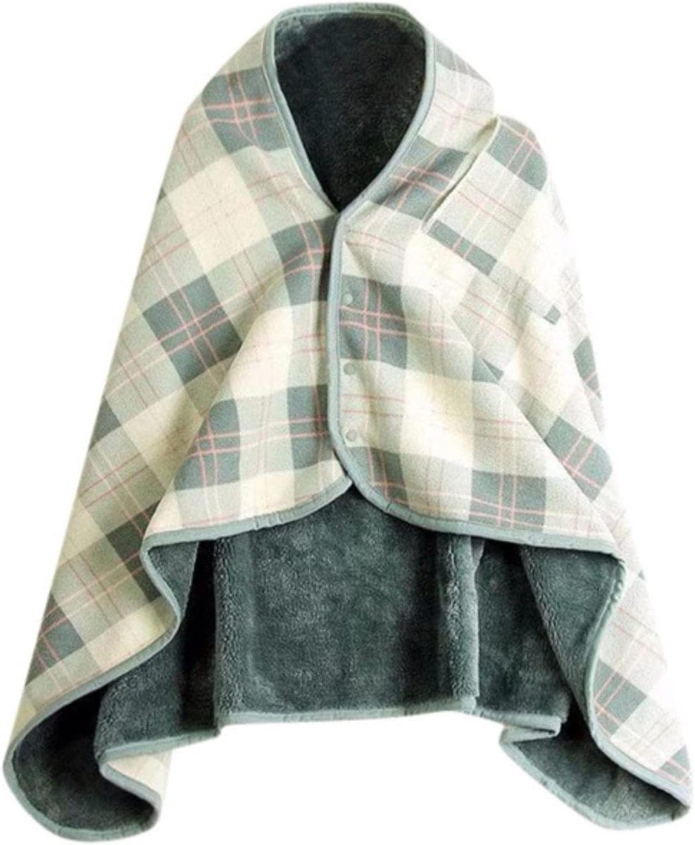 Winter Sjaal Plaid - Deken Sjaal Wrap - Warm Blijven - Veelzijdige Draagopties - 100x140cm - Tartan