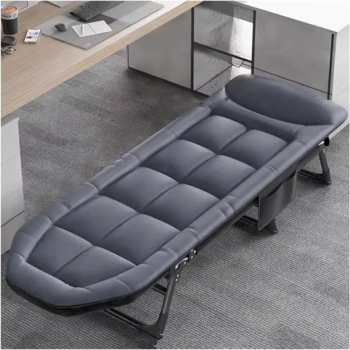 Opvouwbaar Campingbed - Reiswieg Lounge Stoel - Buiten Ontspannen - 6 standen instelbaar - Niet gespecificeerd - Grijs