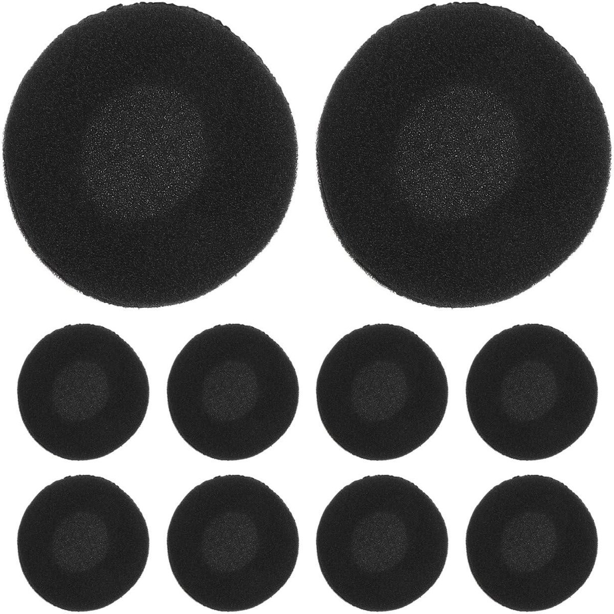 Dailygoods- Oorkussen 40 mm - Vervangende Oorkussens - Schuimrubberen Oorkussens - Comfortabele Oorkussens - Duurzaam en Lichtgewicht - Verbeterde Basprestaties - Hoofdtelefoonpads