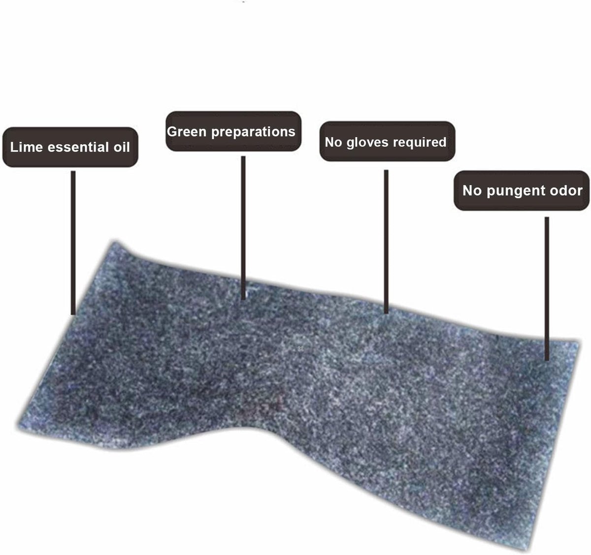 Krassenverwijderaar Doek - Lak Reparatie - Auto Herstellen - Nanotechnologie - 5 x 5 cm - Grijs – foto 6