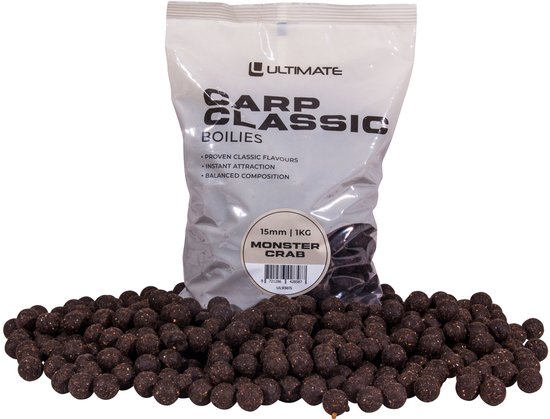 Ultimate Carp Classic Boilies 15mm 5kg - Monstercrab - Boilies van Ultimate — afbeelding 2