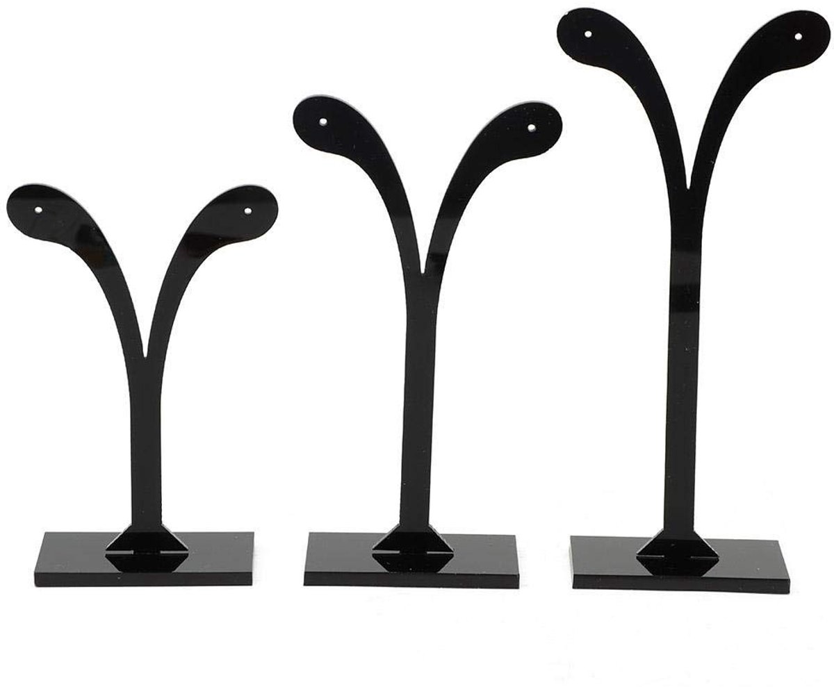 Dailygoods- Display Houder - 3-Delige Sieradenhouder - Decoratieve Organizer - Vierkante Vorm - Hoge Stabiliteit - Ornamenten Effect - Sieradenstandaard
