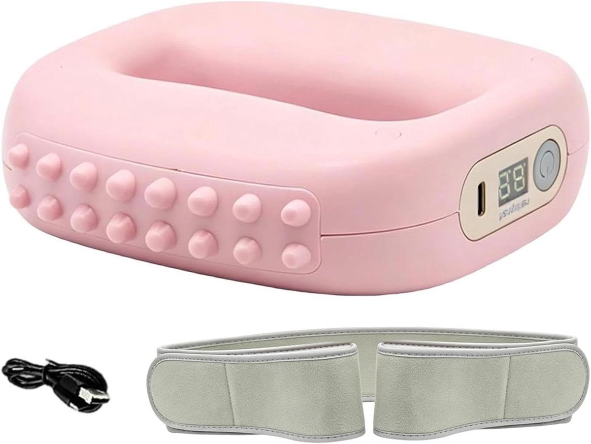 Fascia Massage Apparaat - Spierontspanningsmachine - Spierherstel - 8 Trillingsmodi - 17.5 x 8 x 14.5 cm - Grijs