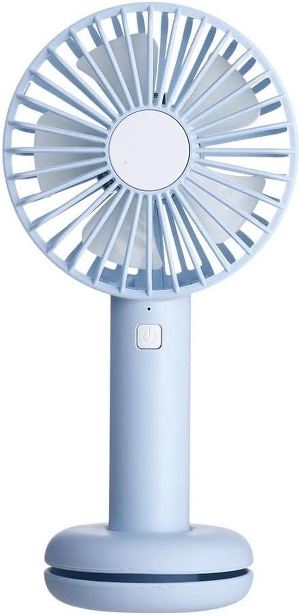 Bureauventilator - Mini ventilator - Koel blijven - LED nachtlampje - USB opladen - Roze