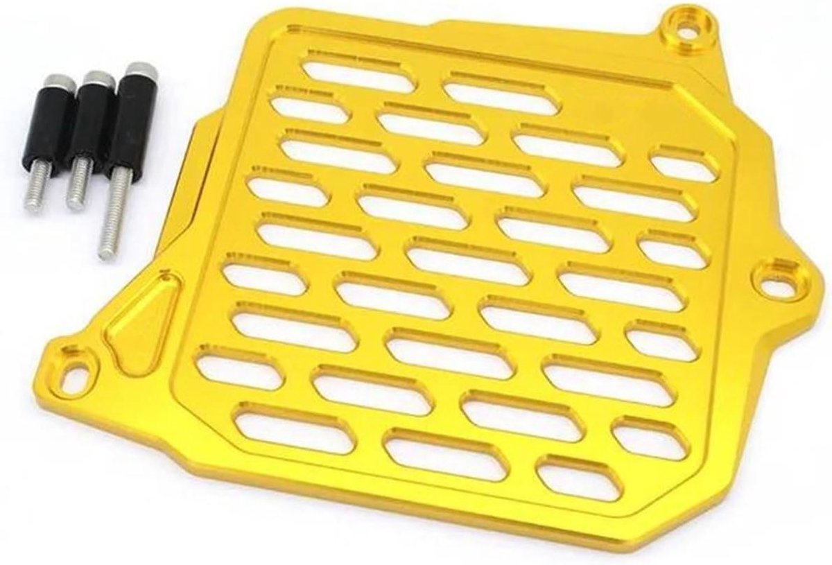 Motorfiets Radiator Cover - Koelgrille Beschermer - Motor Beschermen - Uniek Mesh Ontwerp - 500 Grams - Goud