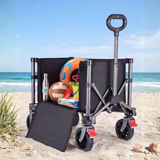 KAD® Bolderkar - Opvouwbare Bolderkar - Compact & Wendbaar - Zwart - 31cm x 57cm x 93cm van Kad — afbeelding 5