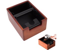 Dailygoods- Koffiebox - Houten Koffiedoos - Antislip - Afneembaar - Duurzaam - 21x16 cm - Hoogwaardige Materiaal