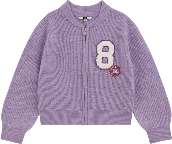 WE Fashion Meisjes gebreid vest met patches