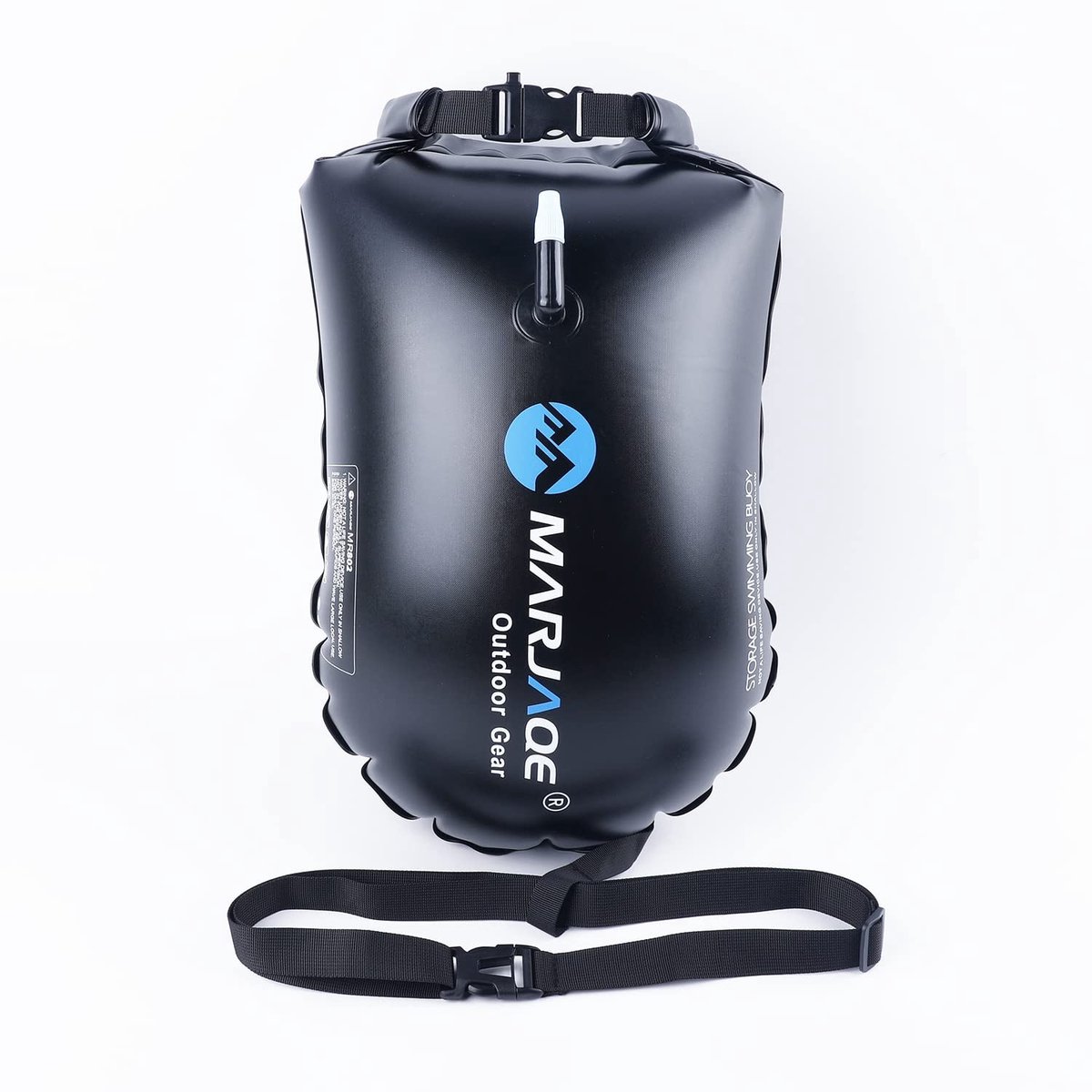 Dailygoods- Zwemvlot - Opblaasbaar - Verstelbare Heupband - Waterdicht - Lichtgewicht - 37 x 69 cm - 20 liter Capaciteit - Zwemboei