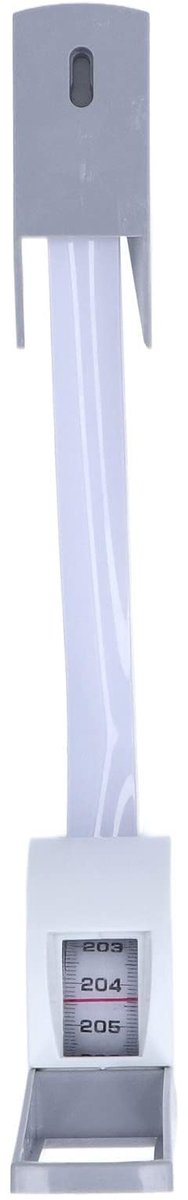 Dailygoods- Statuurmeter 2,2 Meter - Groeimeter Kind - Wandgemonteerd - Hoogtemeter - Nauwkeurigheid 1 mm - Compact Ontwerp