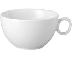 Combi Top Cup - Porseleinen Mok - Warme Dranken - Vaatwasser Magnetronbestendig - 14 cm - Wit
