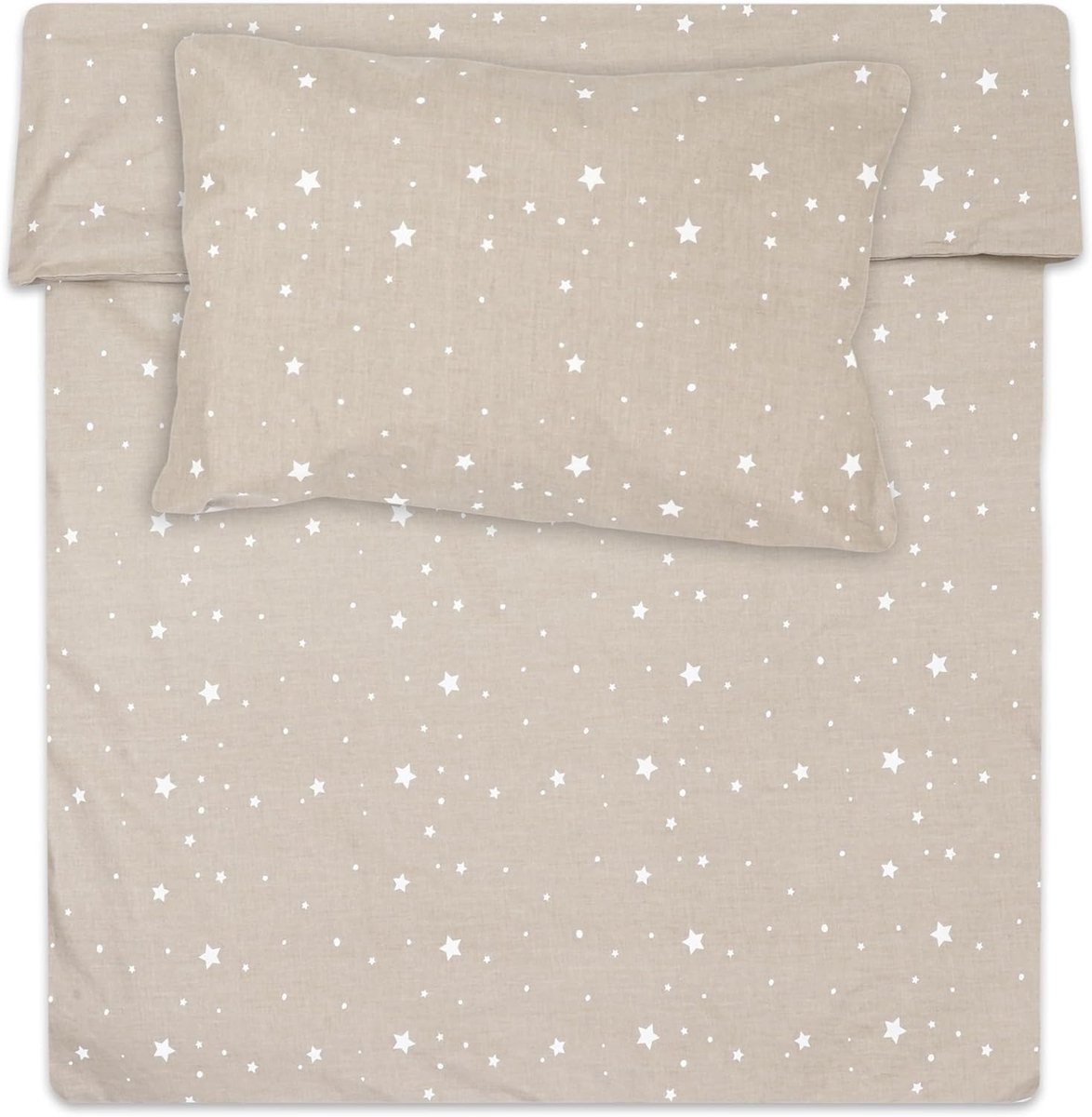 Dekbedovertrek Ledikant - Baby Beddengoed - Comfortabele Slaap - Handgemaakt in EU - 100x135 cm - Katoen