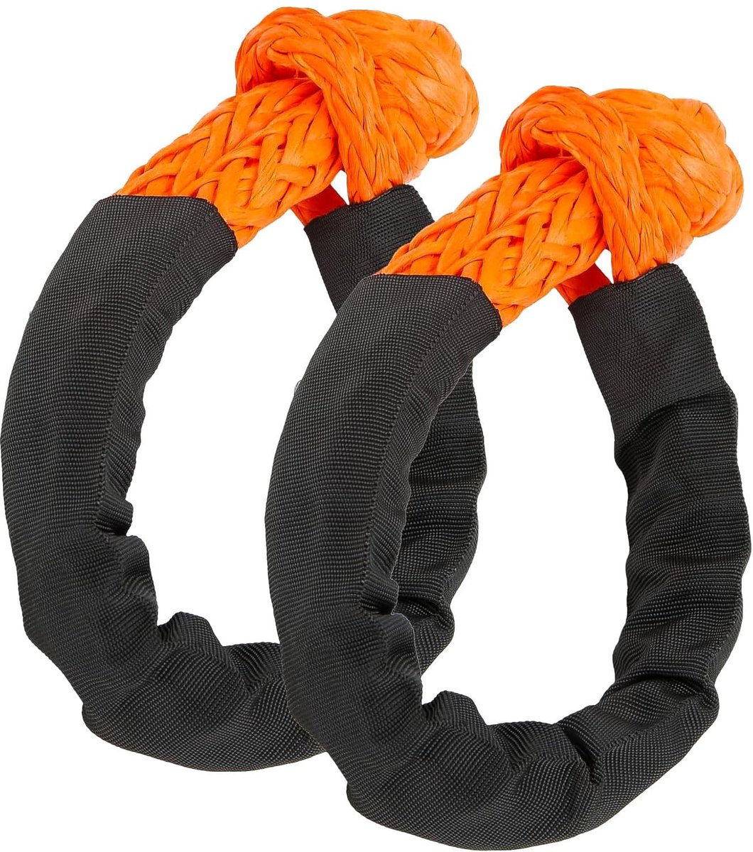 Dailygoods- Zachte Sluitingen 2 Stuks - Softschakels/Off-road Schakels - Voor Vrachtwagens/SUV's - Terreinwagens - Duurzaam Materiaal