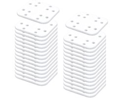 Dailygoods- Luchtbevochtigerfilters 30 Stuks - Wit - Vezel