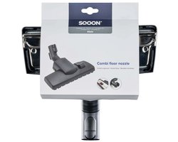 SQOON® combi zuigmond 35 mm met klik geschikt voor Miele stofzuigers - Gelijk aan model: 7253820 - met parkeerstand en Miele buisklik-systeem