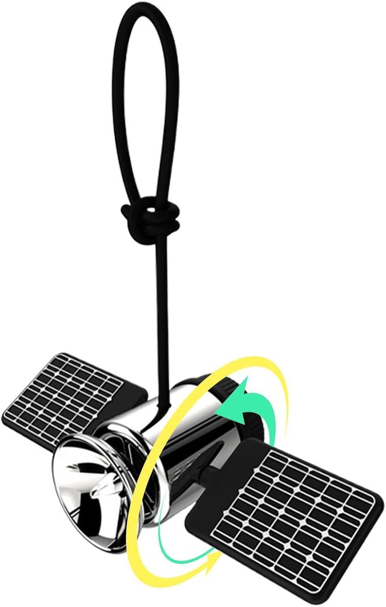 Auto Luchtverfrisser - Auto Aromatherapie Hanger - Auto Interieur Decor - Satelliet Vorm - ca. 10 cm - Zilver
