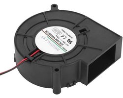 - Radiale ventilator - BBQ-ventilator - Turbo centrifugaal - 12 V - Koeling - Luchtventilator - Geschikt voor buiten - 97 x 97 x 32 mm