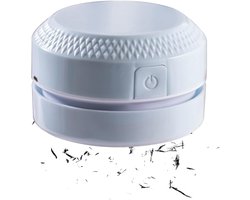 Mini Stofzuiger - Tafelreiniger Robot - Bureau Schoonmaken - Compact Ontwerp - 9 cm - Blauw