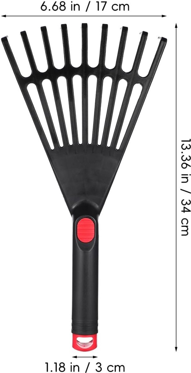 Dailygoods- Ploeger - Robuuste Tanden - Tuinhark met Steel - Tuinhak - Tuinhaak - Tuinharkselaar - Geschikt voor Doe-het-zelvers van Dailygoods — afbeelding 5