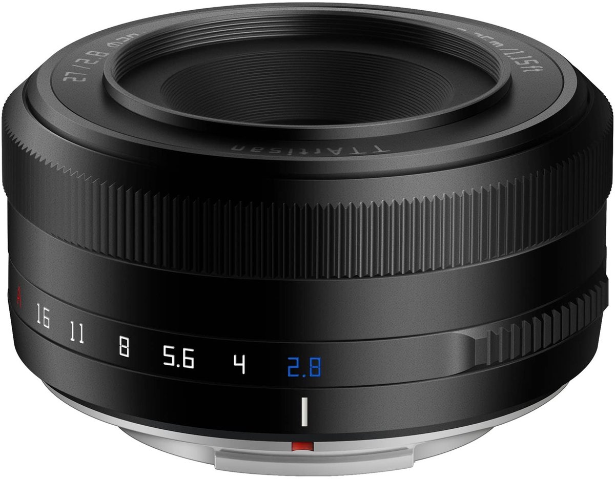 Dailygoods- Autofocus-lens 27mm F2.8 - Compatibel met Fujifilm X-mount - Compact ontwerp - Handmatige scherpstelling - Klikdiafragma van F/2.8 tot F/16 - Draagbaar formaat - Camera Lens