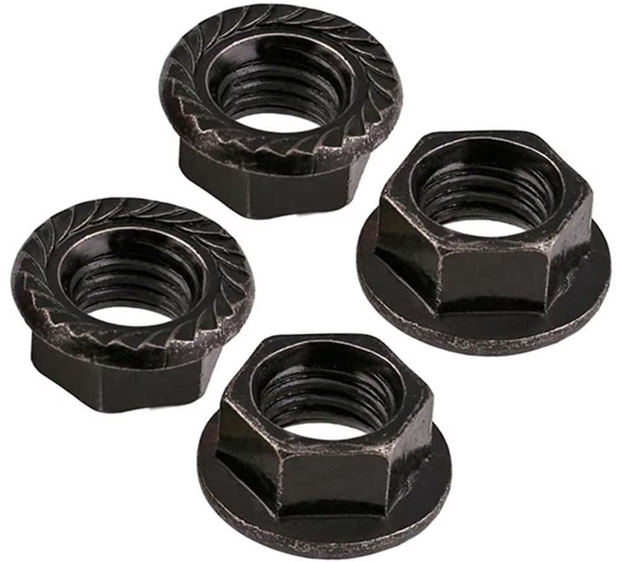 Dailygoods- Flensmoeren Gekarteld - Zeskantmoeren M6 - 40 Stuks - Vergrendeling - Breder Contactoppervlak - Betrouwbaar Ontwerp - Moeren