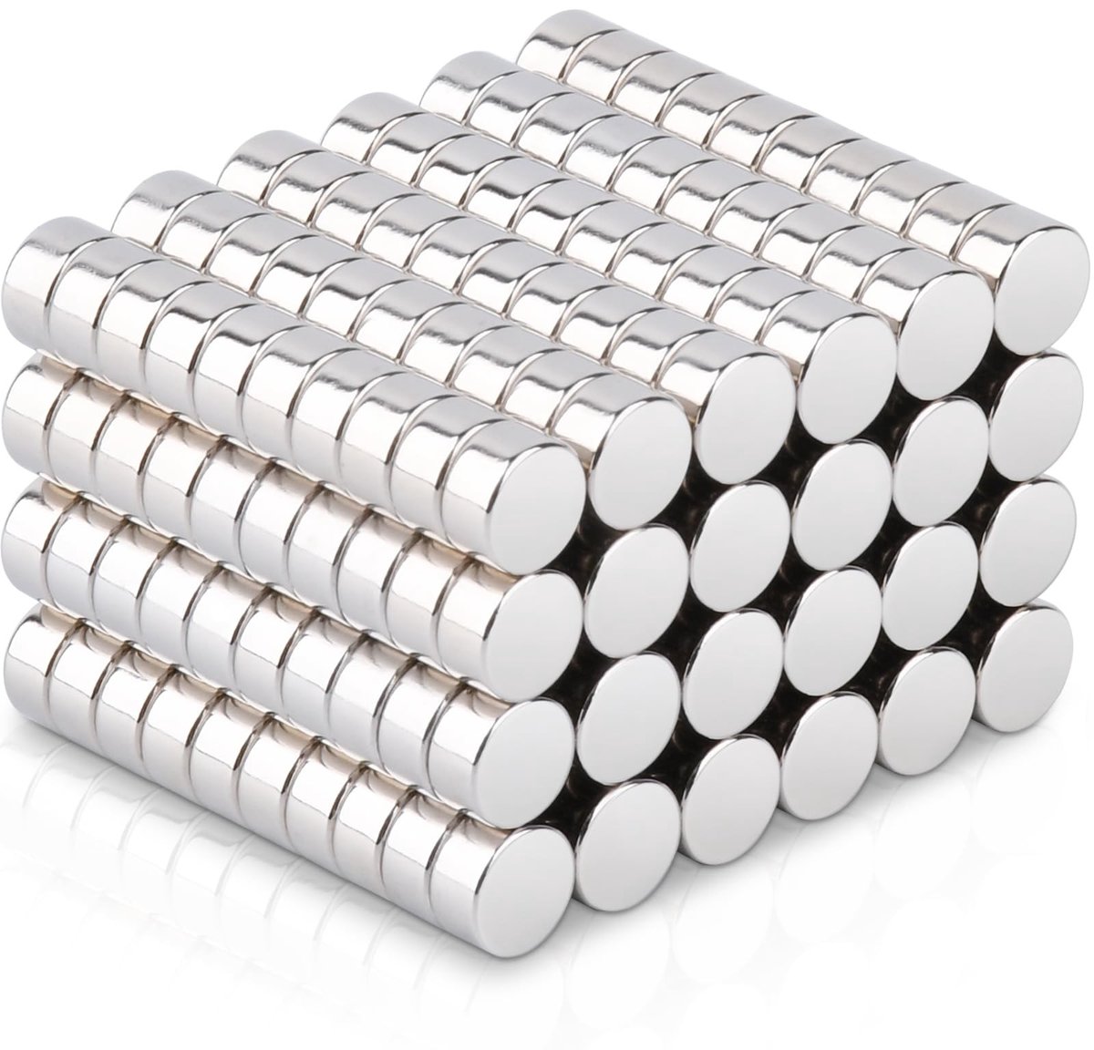 Dailygoods- Neodymium Magneten Set van 240 Stuks - Extra Sterk - Kleine Magneten - Magneten voor Magneetbord - Magneten voor Koelkast - 6 x 3 mm
